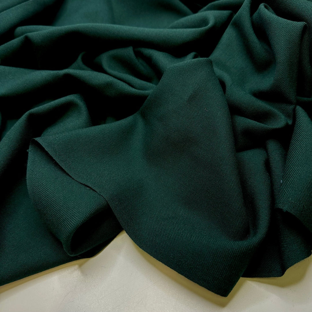Nature Walks - Wool Woven - Dark Green - 1.5M Bundle - True Deadstock fabric Fabric by private - Sustainable Textile | FABCYCLE