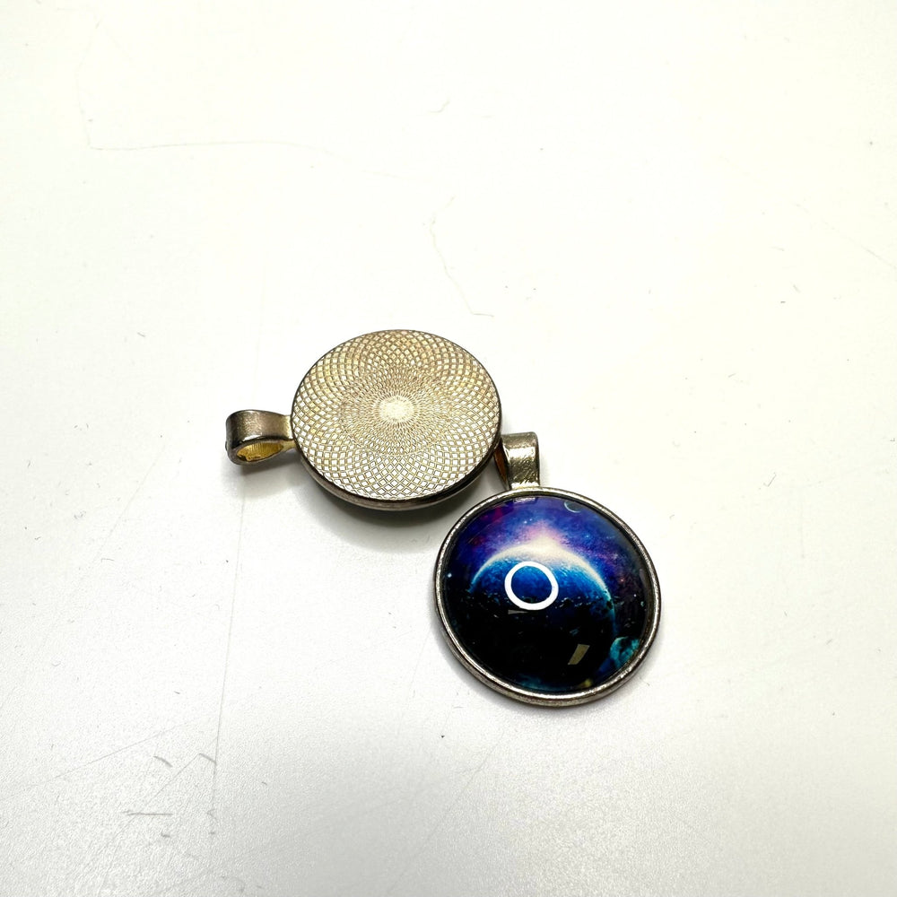 Necklace Pendants Costume Jewelry - Silver/Purple - 2 Pack - True Deadstock supplies Fabric by private - Sustainable Textile | FABCYCLE