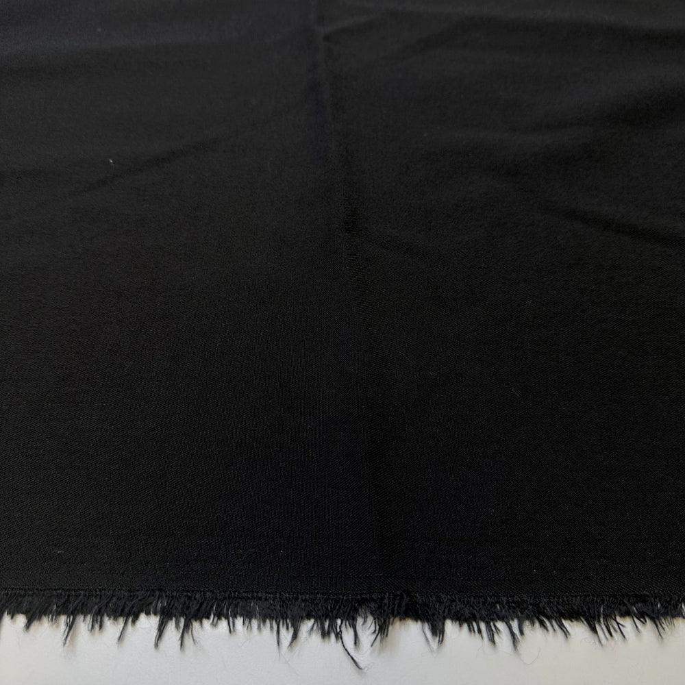 Ned Land - Synthetic Blend Woven - Black - 2.2M Bundle - True Deadstock fabric Fabric by private - Sustainable Textile | FABCYCLE