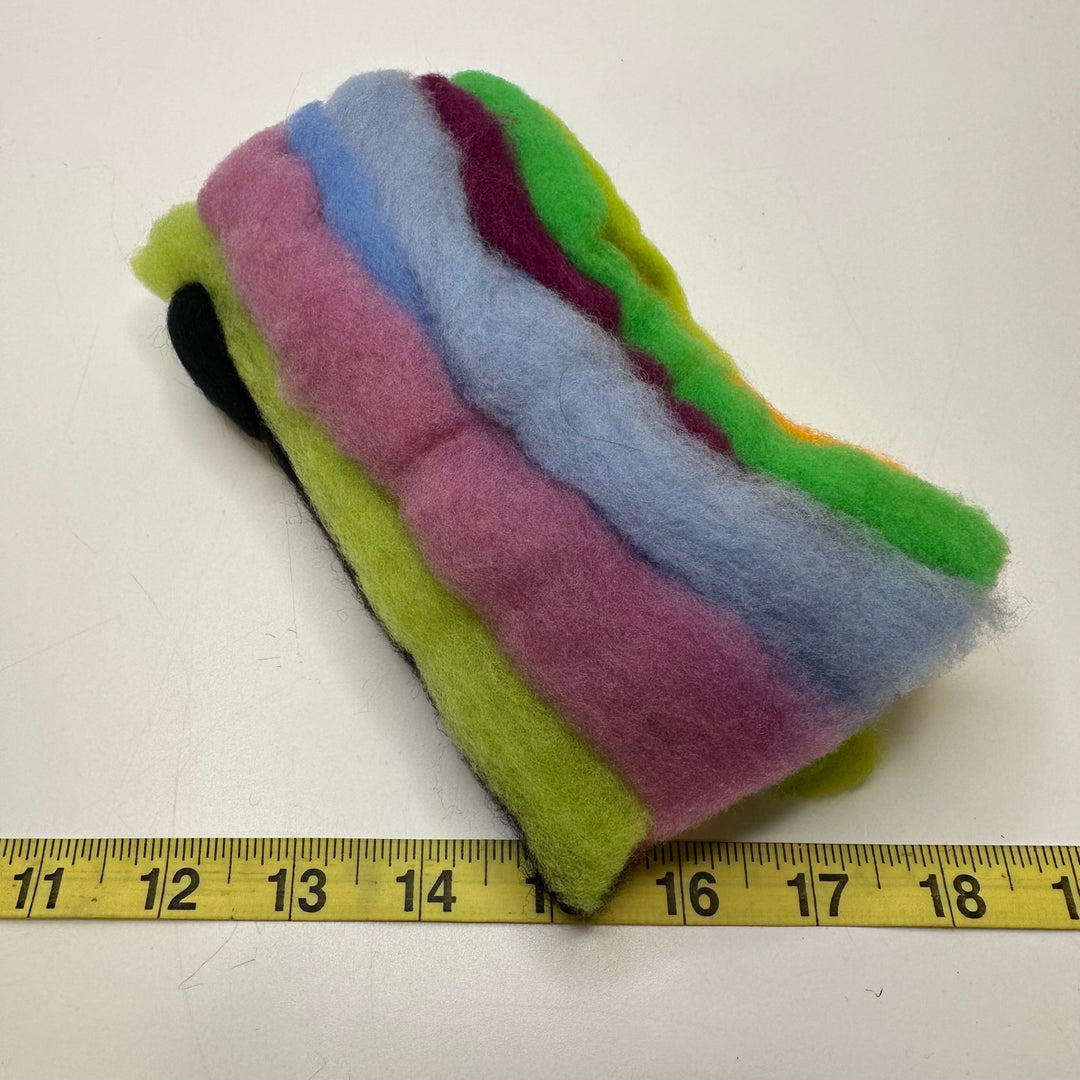 Needle Felting Pack Felt - Multi - Individual - True Deadstock supplies Fabric by private - Sustainable Textile | FABCYCLE