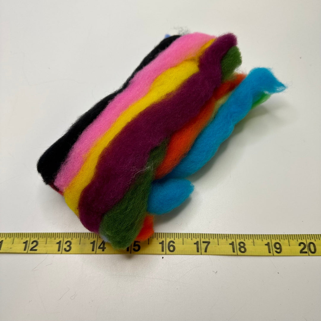Needle Felting Pack Felt - Multi - Individual - True Deadstock supplies Fabric by private - Sustainable Textile | FABCYCLE