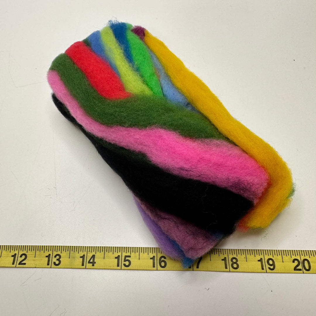 Needle Felting Pack Felt - Multi - Individual - True Deadstock supplies Fabric by private - Sustainable Textile | FABCYCLE