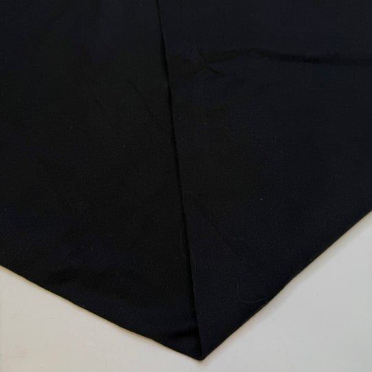 Nestled In The Bushes - Tubular Rib Knit Cotton Blend Knit - Black - 2M Bundle - True Deadstock fabric Fabric by private - Sustainable Textile | FABCYCLE