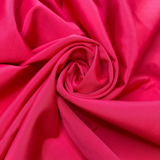Never A Dull Moment - Rib Weave Poly Woven - Dark Pink - 1.6M Bundle - True Deadstock fabric Fabric by private - Sustainable Textile | FABCYCLE
