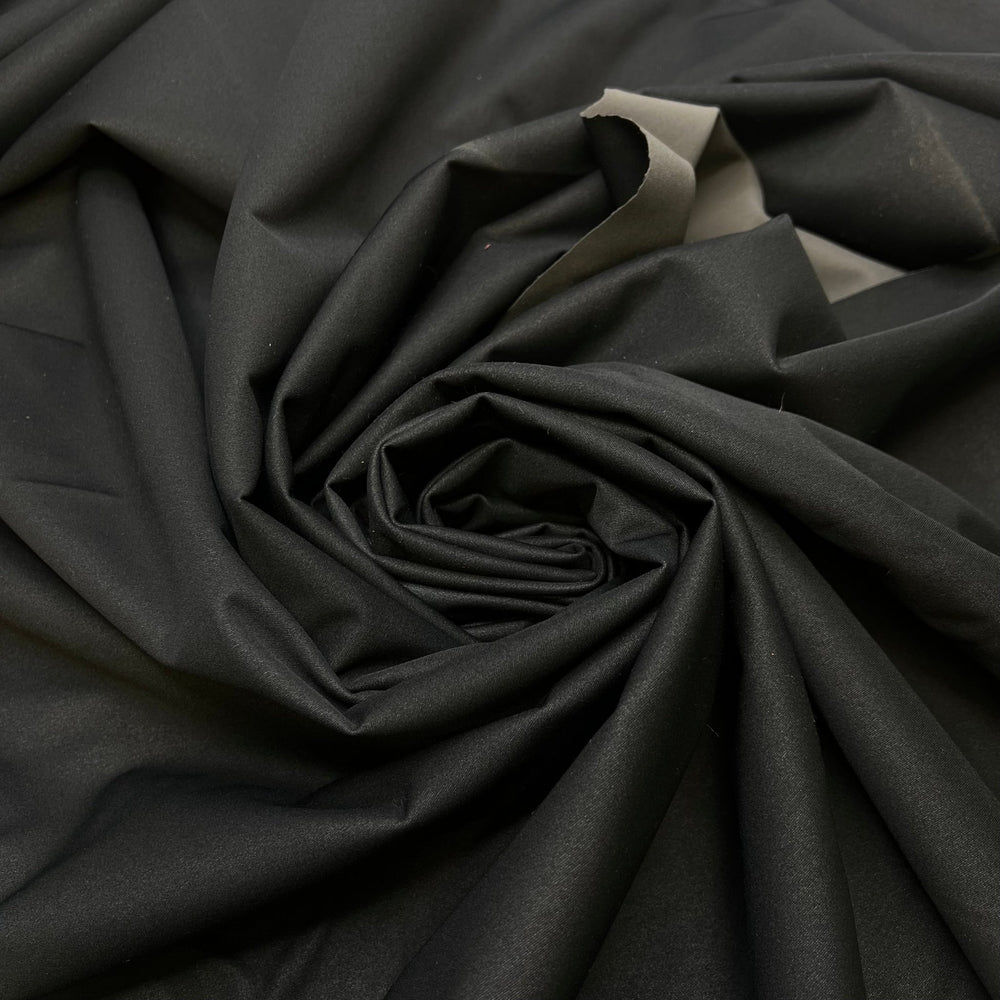 Never Boring Vancouver Athleisure - Water Resistant Poly/Nylon Knit - Dark Black/Grey - Bundles - True Deadstock fabric Fabric by private - Sustainable Textile | FABCYCLE