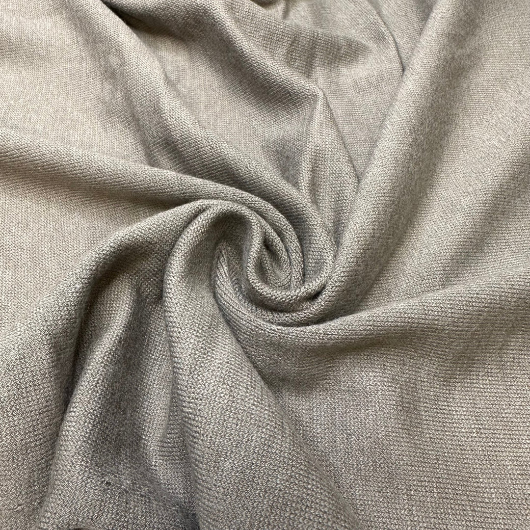 Never Drab Always Classic - Sweater Knit Bamboo/Cotton Knit - Grey - 3.5M Bundle - True Deadstock fabric Fabric by private - Sustainable Textile | FABCYCLE