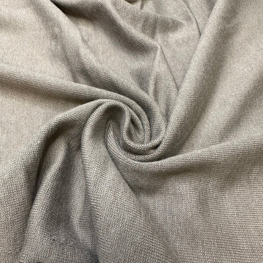 Never Drab Always Classic - Sweater Knit Bamboo/Cotton Knit - Grey - 3.5M Bundle - True Deadstock fabric Fabric by private - Sustainable Textile | FABCYCLE