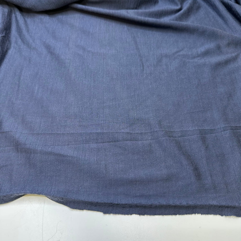 Never See The Shark - Jersey Merino Wool Knit - Navy - Bundles - True Deadstock fabric Fabric by private - Sustainable Textile | FABCYCLE