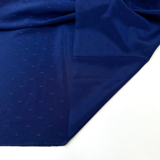 New Building Blocks - Chiffon Satin Poly Woven - Navy Geometric - 1.3M Bundle - True Deadstock fabric Fabric by private - Sustainable Textile | FABCYCLE