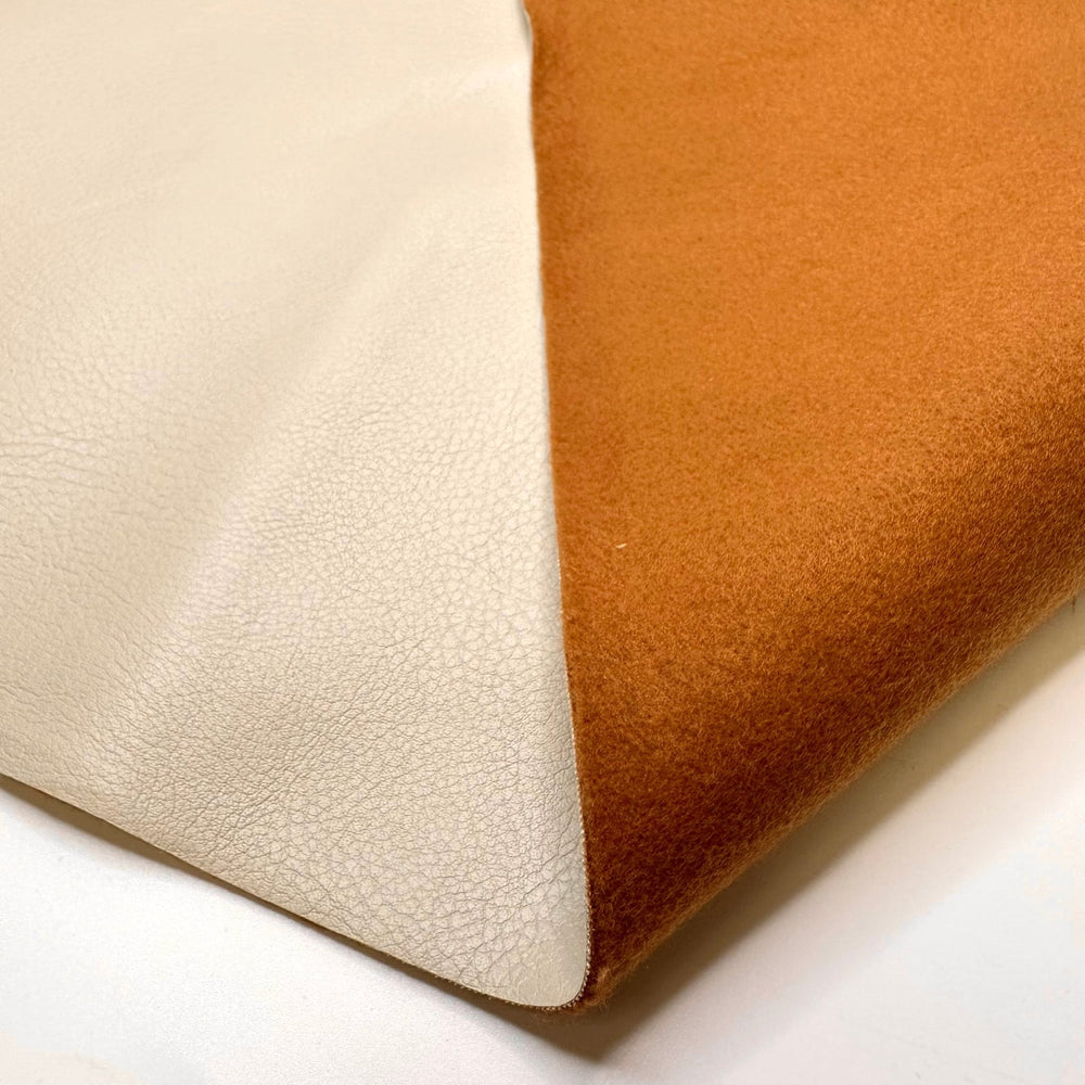 New Car Interior - Pleather Polyester Backing PU/Acrylic Woven - Light Grey/Beige - 3.3M Bundle - True Deadstock fabric Fabric by private - Sustainable Textile | FABCYCLE