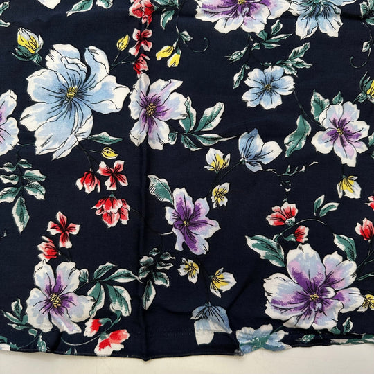 New Hiking Pack - Cotton Blend Woven - Navy Multi Floral - 2.15M Bundle - True Deadstock fabric Fabric by private - Sustainable Textile | FABCYCLE