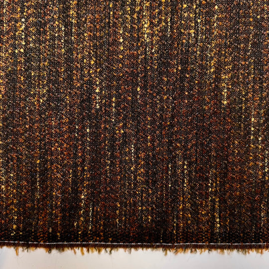 New Job New Suit - Tweed Wool Blend Woven - Brown Multi - 1.5M Bundle - True Deadstock fabric Fabric by private - Sustainable Textile | FABCYCLE