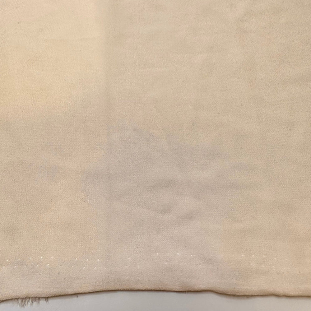 New School Wardrobe - Crepe Poly Woven - Dark Cream - 1.9M Bundle - True Deadstock fabric Fabric by private - Sustainable Textile | FABCYCLE