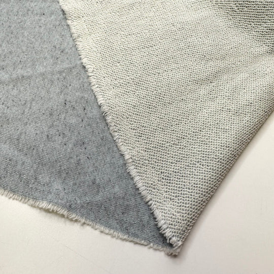 New Sleeping Bag - French Terry Natural Knit - Grey - Bundles - True Deadstock fabric Fabric by private - Sustainable Textile | FABCYCLE
