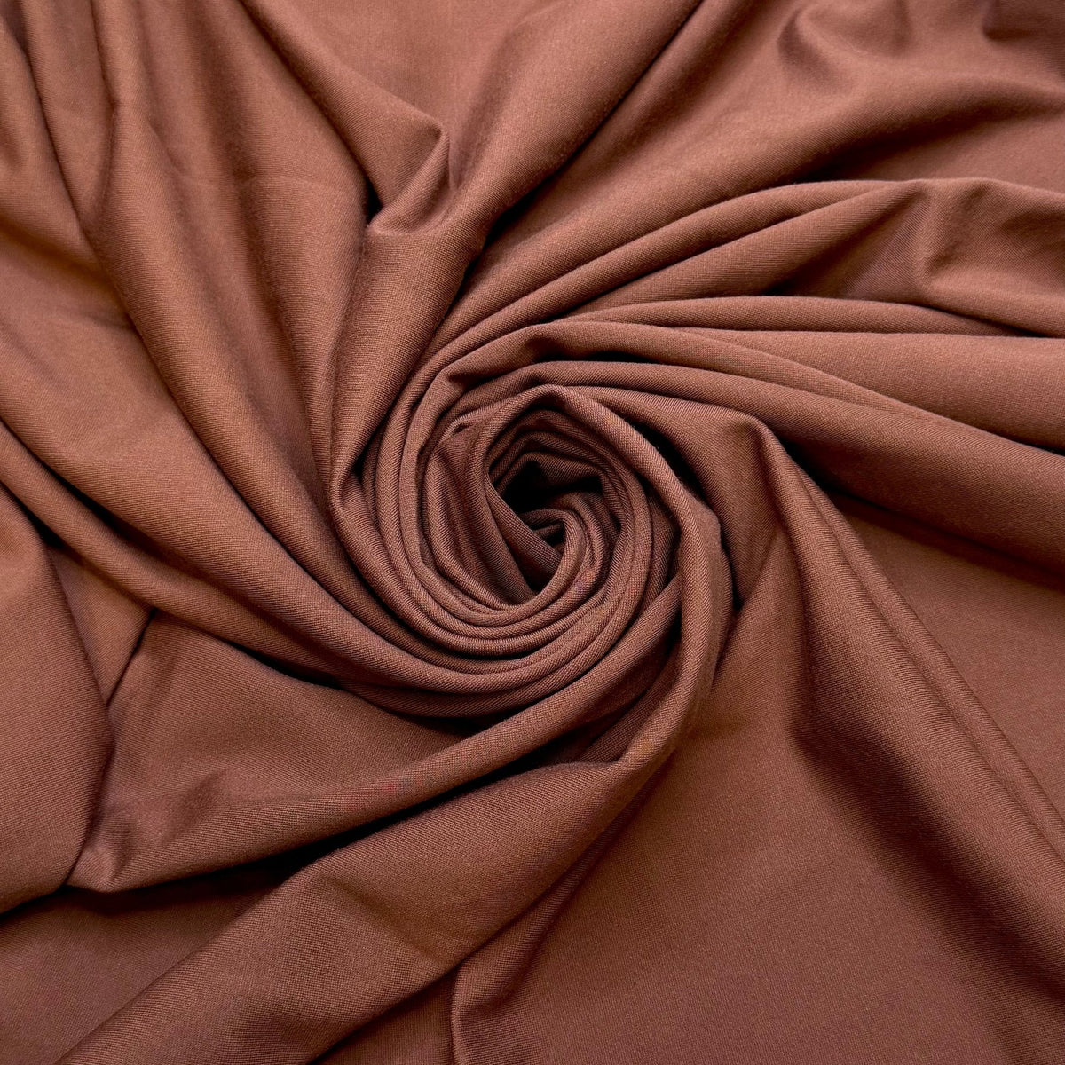New Soil - Ponte Polyester Blend Knit - Brown - 0.95M Bundle - True Deadstock fabric Fabric by private - Sustainable Textile | FABCYCLE
