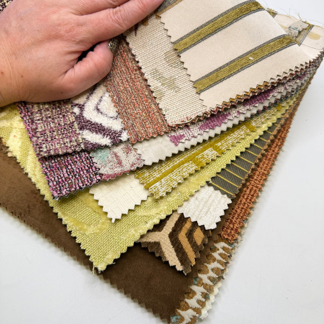 New Song Groove - Home Décor Sample Books - Medium Square - True Deadstock fabric Fabric by private - Sustainable Textile | FABCYCLE