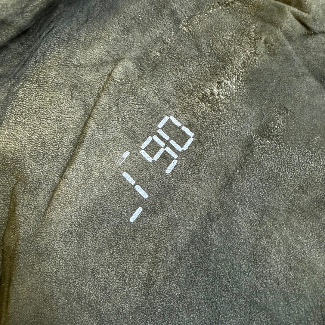 New Year New Shoes - Suede Leather Leather Woven - Dark Green - 0.6M Bundle - True Deadstock fabric Fabric by private - Sustainable Textile | FABCYCLE