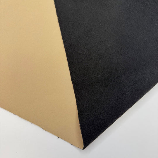 New York Knits - Softshell Poly/Nylon Woven - Black/Beige - 1.1M Bundle - True Deadstock fabric Fabric by private - Sustainable Textile | FABCYCLE