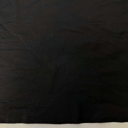 Night Turns To Day - Water Resistant Tricot Spandex/Recycled Nylon Knit - Black - 2.4M Bundle - True Deadstock fabric Fabric by private - Sustainable Textile | FABCYCLE