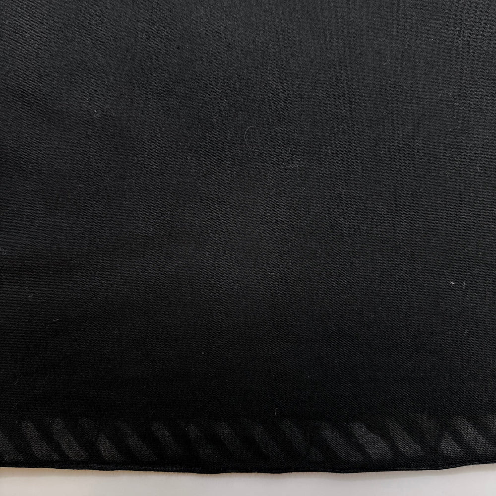 No Landfall Of Hurricanes - Jersey Cotton Knit - Black - 2.5M Bundle - True Deadstock fabric Fabric by private - Sustainable Textile | FABCYCLE