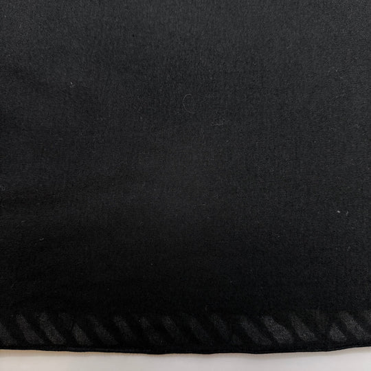 No Landfall Of Hurricanes - Jersey Cotton Knit - Black - 2.5M Bundle - True Deadstock fabric Fabric by private - Sustainable Textile | FABCYCLE