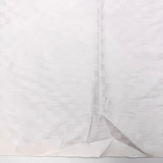 No More Puns Please - Cotton Woven - White Checkerboard - 2.7M Bundle - True Deadstock fabric Fabric by private - Sustainable Textile | FABCYCLE