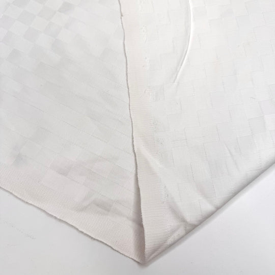 No More Puns Please - Cotton Woven - White Checkerboard - 2.7M Bundle - True Deadstock fabric Fabric by private - Sustainable Textile | FABCYCLE