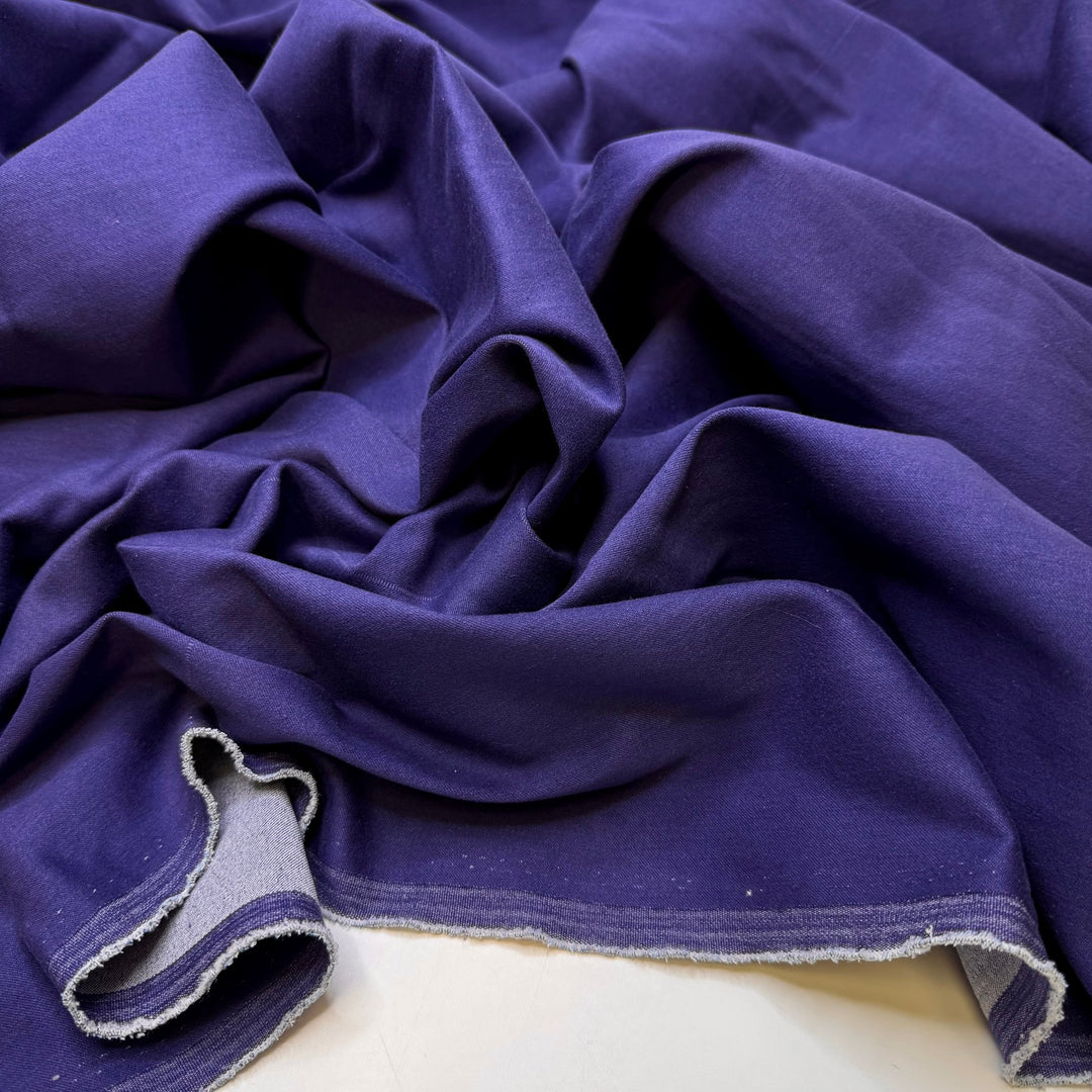 No Noise Pollution - Denim Cotton/Spandex Woven - Dark Blue - 1.2M Bundle - True Deadstock fabric Fabric by private - Sustainable Textile | FABCYCLE