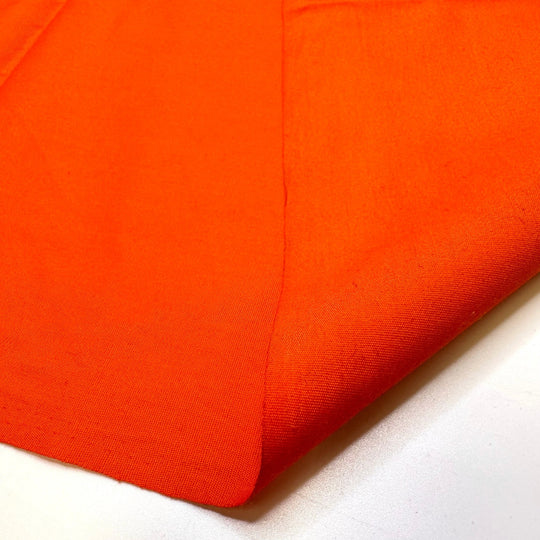 No Pulp - Cotton Blend Woven - Orange - 1.9M Bundle - True Deadstock fabric Fabric by private - Sustainable Textile | FABCYCLE