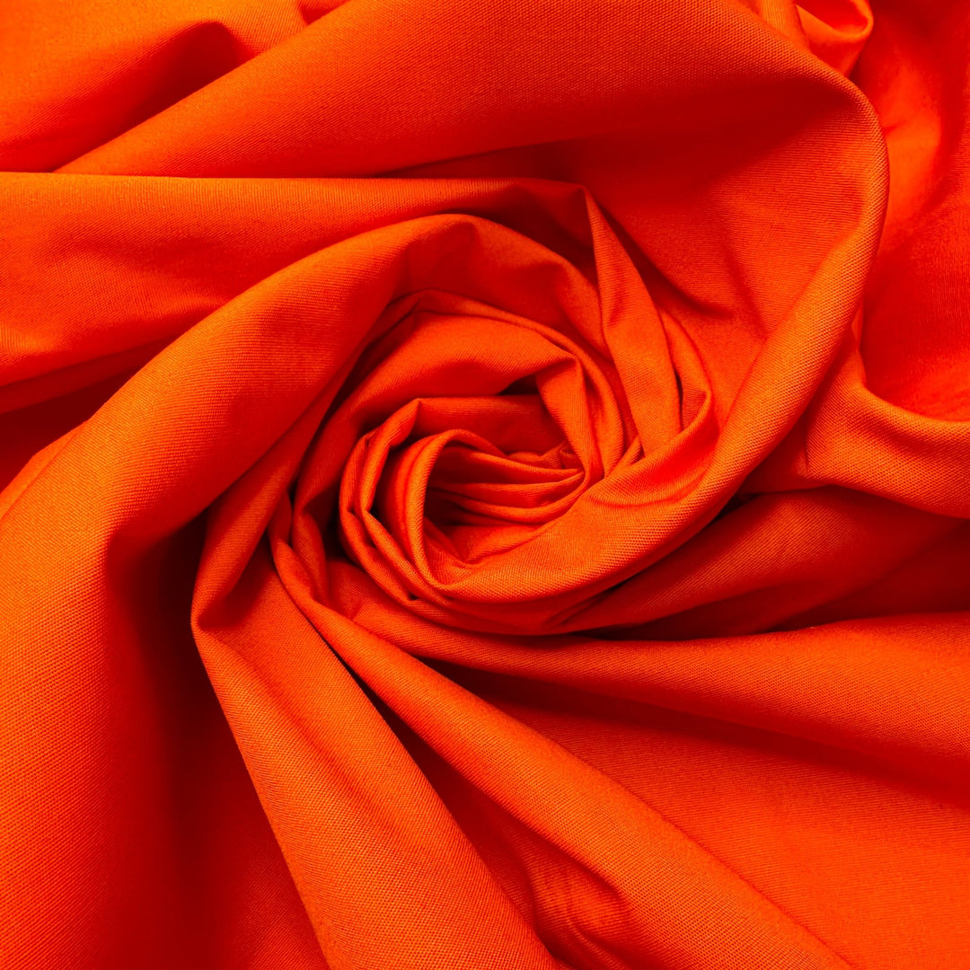 No Pulp - Cotton Blend Woven - Orange - 1.9M Bundle - True Deadstock fabric Fabric by private - Sustainable Textile | FABCYCLE