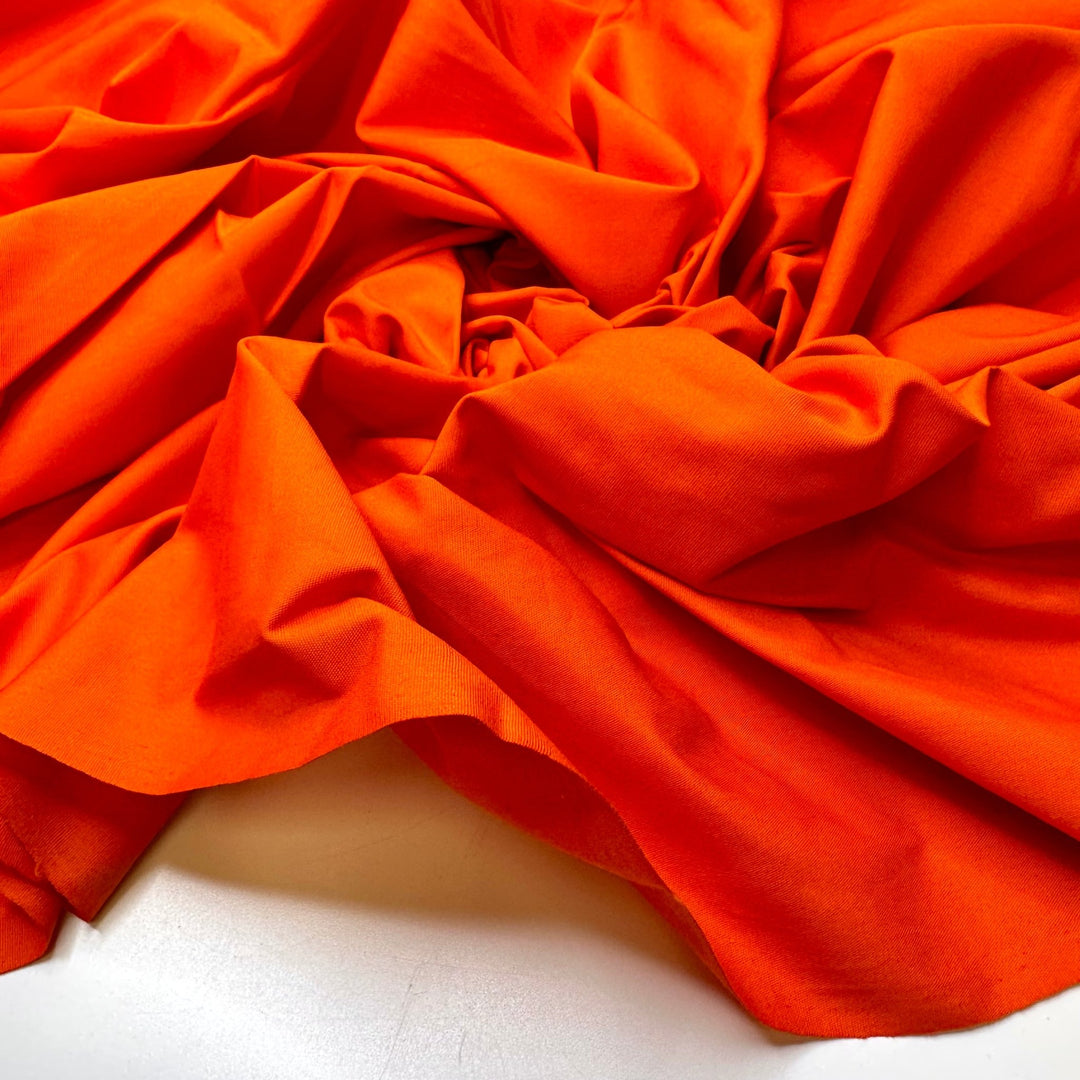 No Pulp - Cotton Blend Woven - Orange - 1.9M Bundle - True Deadstock fabric Fabric by private - Sustainable Textile | FABCYCLE