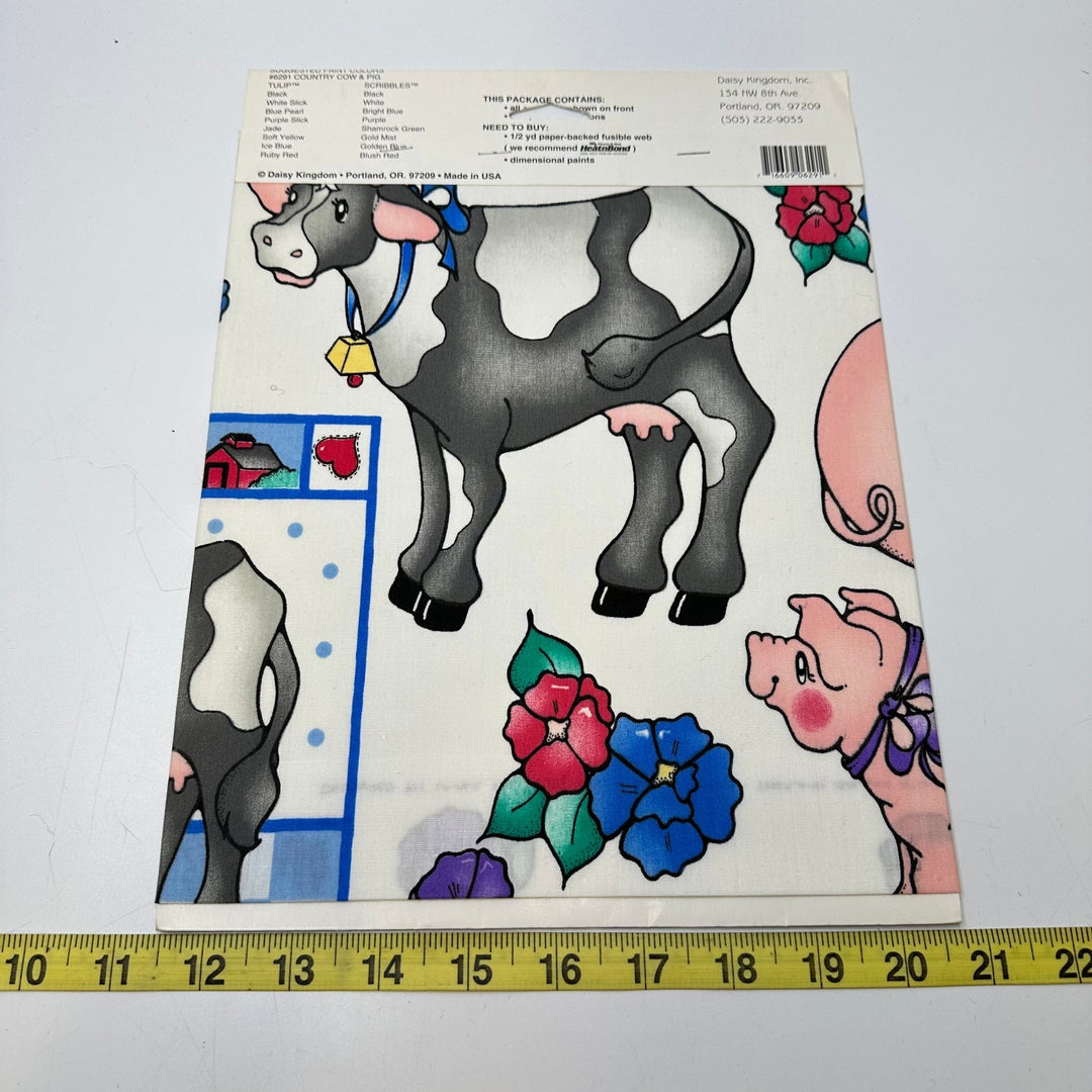No Sew Farm Animals Fabric Applique Applique - Multi - Individual - True Deadstock supplies Fabric by private - Sustainable Textile | FABCYCLE
