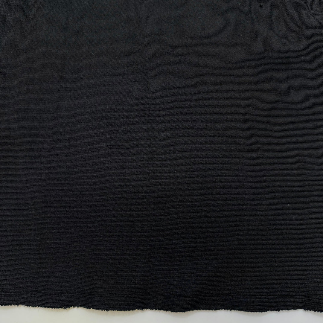 No Snow This Year - French Terry Cotton Blend Knit - Black - 1.65M Bundle - True Deadstock fabric Fabric by private - Sustainable Textile | FABCYCLE
