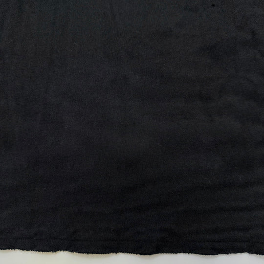 No Snow This Year - French Terry Cotton Blend Knit - Black - 1.65M Bundle - True Deadstock fabric Fabric by private - Sustainable Textile | FABCYCLE