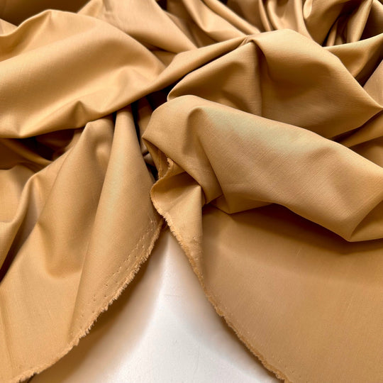 Nobel Peace Prize Winner - Cotton Woven - Light Beige - 2.5M Bundle - True Deadstock fabric Fabric by private - Sustainable Textile | FABCYCLE