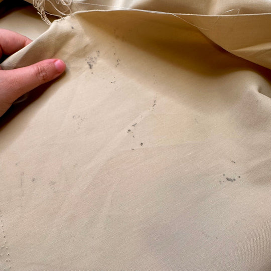 Nobel Peace Prize Winner - Cotton Woven - Light Beige - 2.5M Bundle - True Deadstock fabric Fabric by private - Sustainable Textile | FABCYCLE