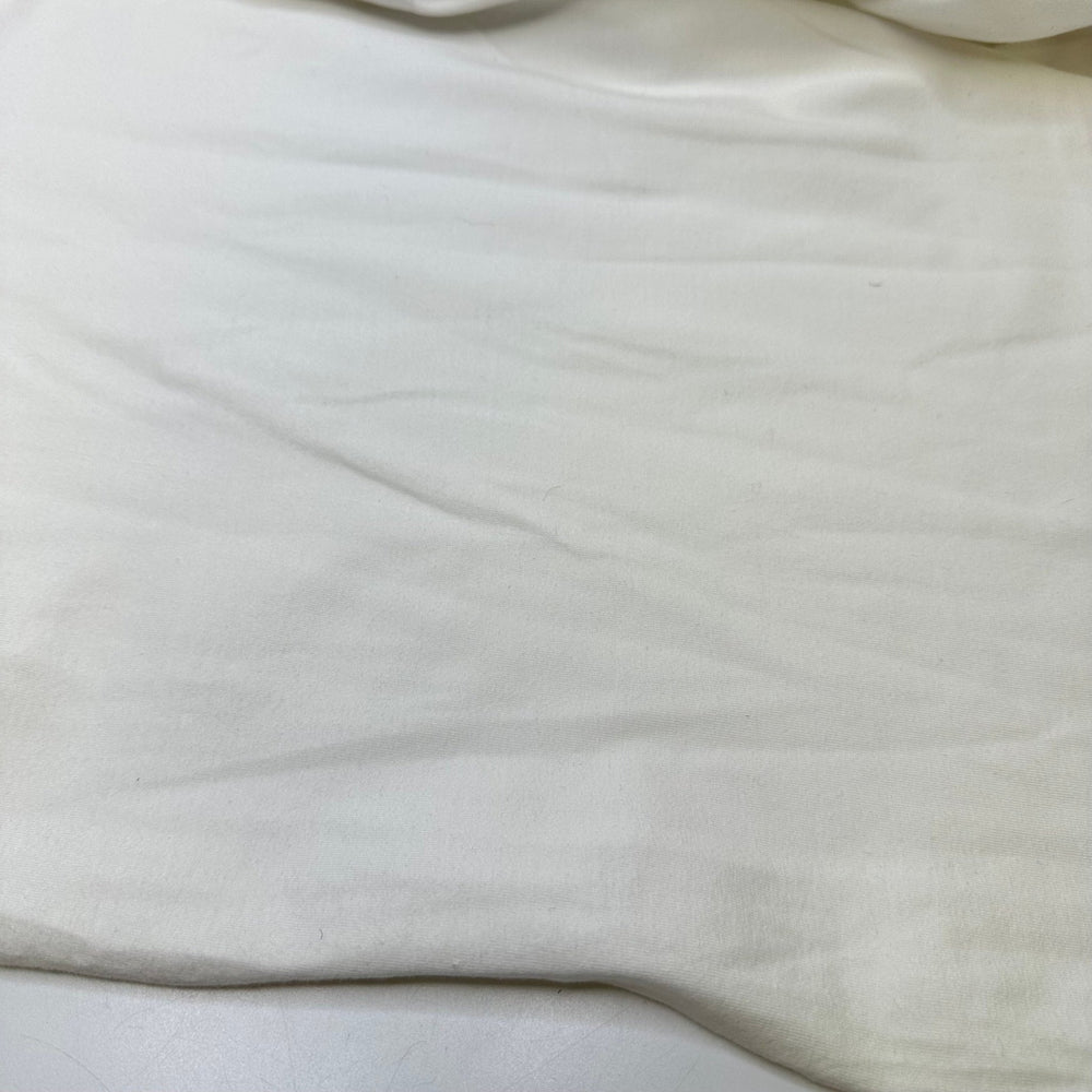 Nonstop Snow - Jersey Cotton/Spandex Knit - Off White - 2M Bundle - True Deadstock fabric Fabric by private - Sustainable Textile | FABCYCLE