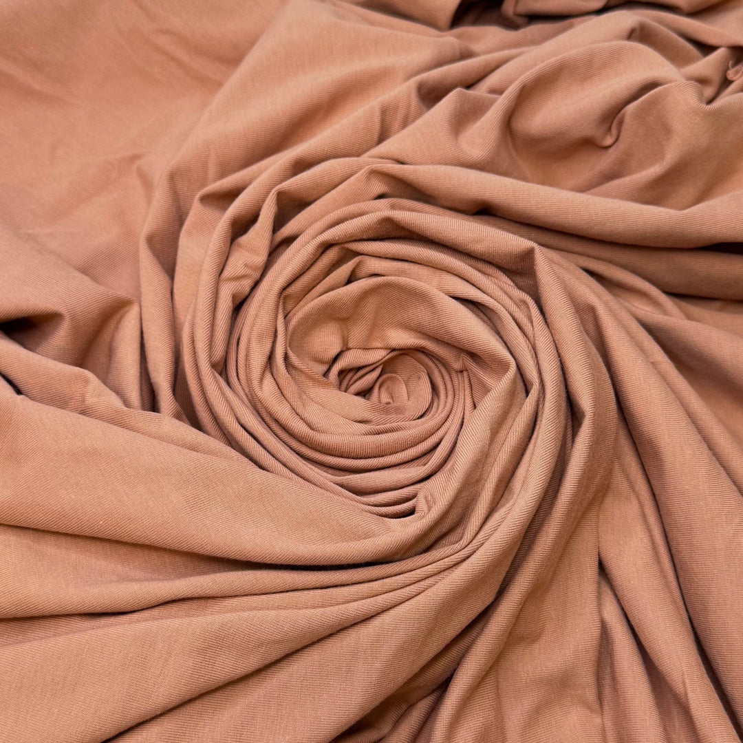 Not Enough Layers - Jersey Cotton/Bamboo Knit - Beige - 1.5M Bundle - True Deadstock fabric Fabric by private - Sustainable Textile | FABCYCLE