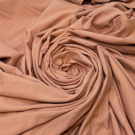 Not Enough Layers - Jersey Cotton/Bamboo Knit - Beige - 1.5M Bundle - True Deadstock fabric Fabric by private - Sustainable Textile | FABCYCLE