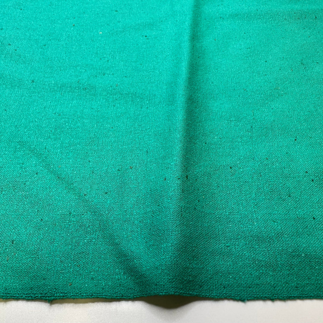 Not Everything Is What It Seams - Noil Silk Woven - Teal - 2.2M Bundle - True Deadstock fabric Fabric by private - Sustainable Textile | FABCYCLE