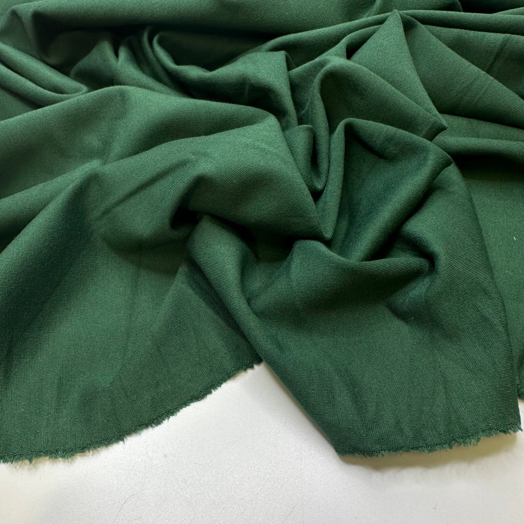 Not No Topaz - Ponte Polyester Blend Knit - Green - Bundles - True Deadstock fabric Fabric by private - Sustainable Textile | FABCYCLE