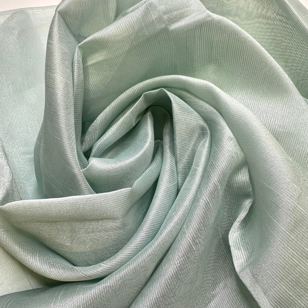 Notting Hill - Polyester Blend Woven - Light Blue Floral - 1.35M Bundle - True Deadstock fabric Fabric by private - Sustainable Textile | FABCYCLE