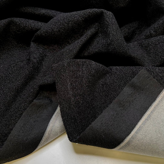 NYC Streets - Polyester Blend Woven - Black - 1M Bundle - True Deadstock fabric Fabric by private - Sustainable Textile | FABCYCLE