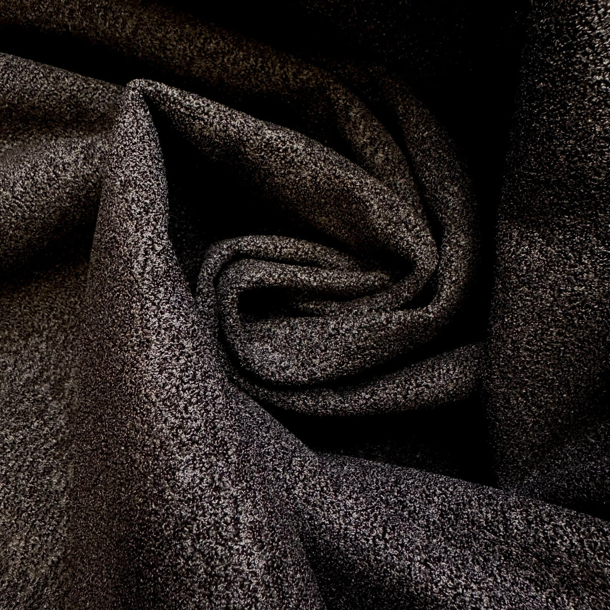 NYC Streets - Polyester Blend Woven - Black - 1M Bundle - True Deadstock fabric Fabric by private - Sustainable Textile | FABCYCLE