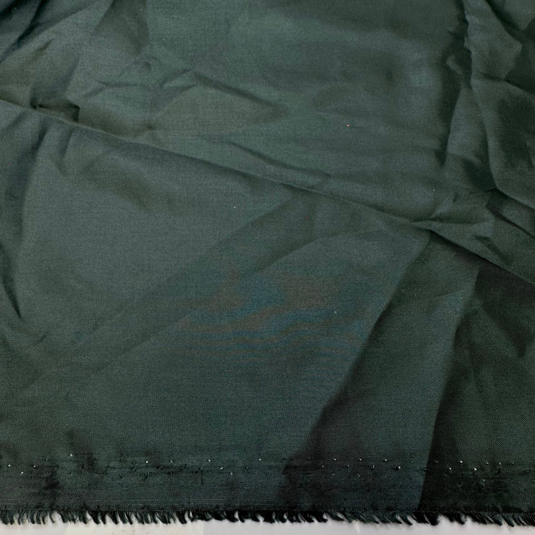 Obscure Ice Cream Flavours - Polyester Blend Woven - Dark Green - 1.35M Bundle - True Deadstock fabric Fabric by private - Sustainable Textile | FABCYCLE