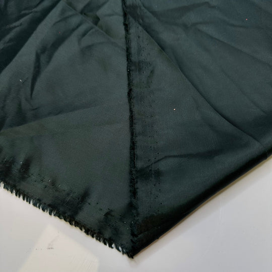 Obscure Ice Cream Flavours - Polyester Blend Woven - Dark Green - 1.35M Bundle - True Deadstock fabric Fabric by private - Sustainable Textile | FABCYCLE