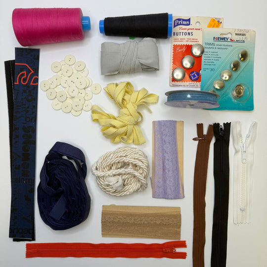 Off to Market - Supplies Grab Bag - Multi - Pack - True Deadstock supplies Fabric by private - Sustainable Textile | FABCYCLE