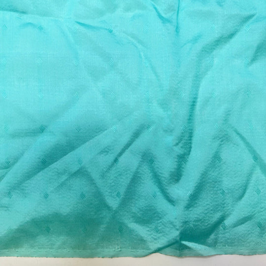 Office After Party - Vintage Poly Woven - Dark Mint Green Geometric - 1.8M Bundle - True Deadstock fabric Fabric by private - Sustainable Textile | FABCYCLE