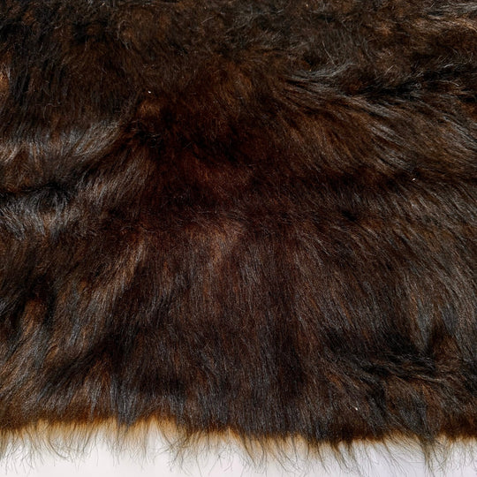 Office Party Animal - Faux Fur Poly Knit - Brown - 0.4M Bundle - True Deadstock fabric Fabric by private - Sustainable Textile | FABCYCLE