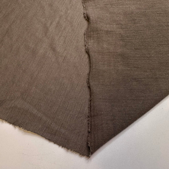 Old Growth Forests - Jersey Wool Blend Knit - Light Brown - Bundles - True Deadstock fabric Fabric by private - Sustainable Textile | FABCYCLE